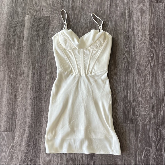 House of CB Myrna Satin Corset Mini Dress - Picture 4 of 10